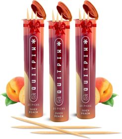 Help Quit Smoking Extra Thick Flavored Toothpicks with NAC & L-Theanine, That can Help Quit Smoking - Oral Fixation - Nicotine Free - Kosher, Veg