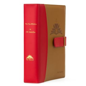 144 Tea Collection With A Free TeaBook (Prefilled) (Color: Cinnamon Red)